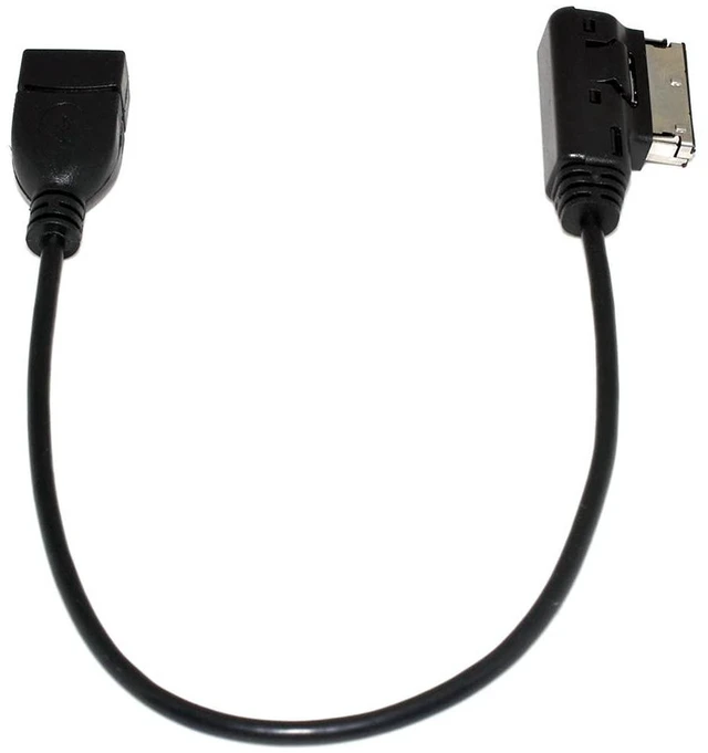 Alt view image 2 of 7 - AJMRTC Media In AMI MDI USB AUX Adapter Cable, Car Music Interface Cord for VW Audi 2014 A4 A6 Q5 Q7, Play Music via USB Flash Drive & 3.5mm AUX Input