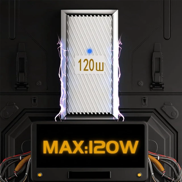 Alt view image 3 of 7 - AJMRTC USB 3.1 Type C Male to USB 3.0 Type A Female OTG Adapter, 90 Degree Low Profile Angled, 10Gbps Data Transfer & 120W PD Power, Alloy Shell Mecha Cyberpunk Style Converter for Laptop, Tablet