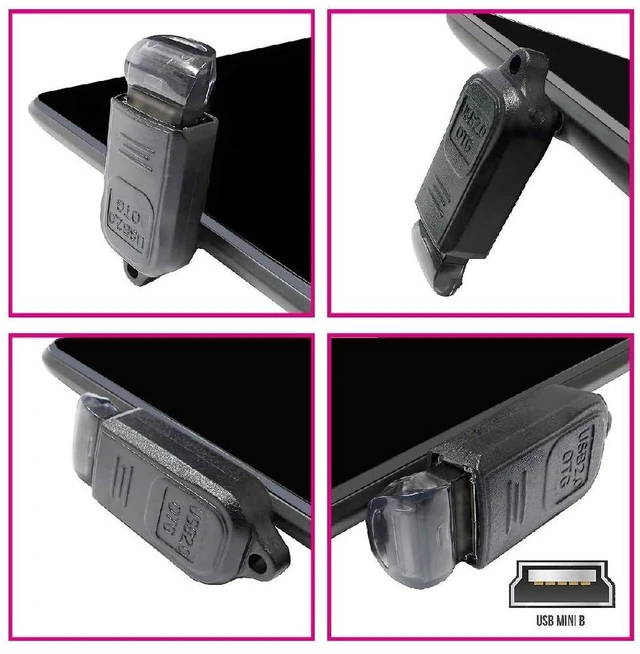 Alt view image 7 of 7 - AJMRTC 4PCS 90 Degree Right Angle Micro USB Male to USB 2.0 Female OTG Adapter, On-The-Go USB to Micro USB OTG Connector for Android Phone, Keyboard, Mouse, Game Controller, Flash Drive, USB Splitter