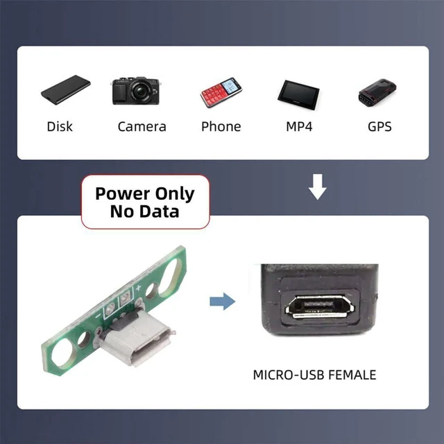 Alt view image 3 of 6 - AJMRTC 5Pcs Micro USB 2.0 Female Receptacle Socket, Flanged Solder Type PCB Mount Connector, DIY OEM Micro-B Jack with Flange for Circuit Board Soldering, Electronic Assembly & Port Replacement Repair