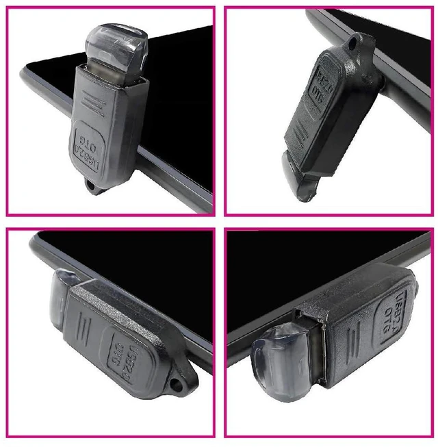 Alt view image 5 of 7 - AJMRTC 4Pcs 90 Degree Right Angle Mini USB Male to USB 2.0 Female OTG Adapter, On-The-Go USB to Mini USB OTG Connector for Digital Camera, Keyboard, Mouse, Game Controller, Flash Drive & USB Splitter