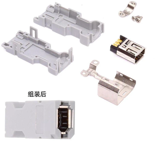 Alt view image 5 of 7 - AJMRTC IEEE 1394 6Pin CN3 Female I/O Socket Connector, SM-6E Servo Encoder Connector Cross Reference 55100-0670 & 54280-0609, Compatible with Yaskawa Panasonic Servo Drive JZSP-CMP9-1-E