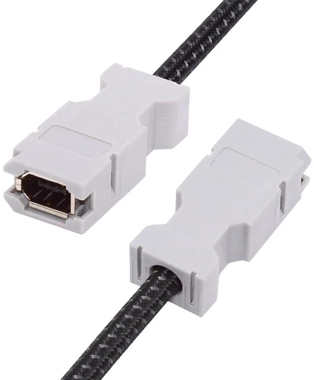 Alt view image 2 of 7 - AJMRTC IEEE 1394 6Pin CN3 Female I/O Socket Connector, SM-6E Servo Encoder Connector Cross Reference 55100-0670 & 54280-0609, Compatible with Yaskawa Panasonic Servo Drive JZSP-CMP9-1-E