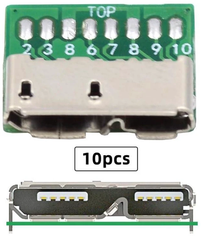 Alt view image 3 of 7 - AJMRTC 5Gbps USB 3.0 to Micro USB 3.0 Type-B Female Screw Mount Extension Cable 50CM, With 10Pcs Connectors, Panel Mount Cord for Industrial Camera, Hard Disk, Embedded Equipment & DIY Wiring Projects