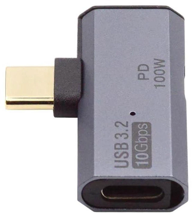 Main image of AJMRTC 1-to-2 USB-C Female OTG & PD Adapter, 100W PD Power Delivery,10Gbps High Speed Data, Type-C Splitter Hub for Laptops, Tablets, Smartphones and USB-C Peripherals
