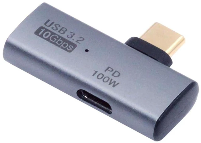 Main image of AJMRTC USB-C to USB3.0 Female OTG Adapter, 10Gbps Data Transfer & 100W PD Pass-Through Charging, Type-C OTG Converter for Laptop, Tablet, Smartphone