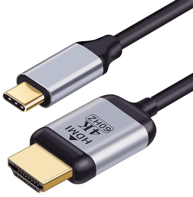 Main image of AJMRTC 1.8M USB-C to DP Cable, USB3.1 Type-C Source to DisplayPort Male Cord, 4K UHD Video Wire for Laptop, Connect to DP Monitor, Graphics Card, Projector Display