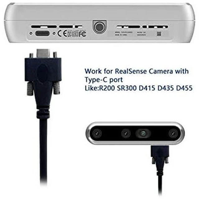 Alt view image 6 of 7 - AJMRTC 200cm USB3.1 Gen2 10Gbps Type-C Male to Male Cable, Dual M2 Thumbscrew Locking Panel Mount USB-C Cord, Lockable Connectors for Industrial Camera, Machine Vision & Fixed Equipment