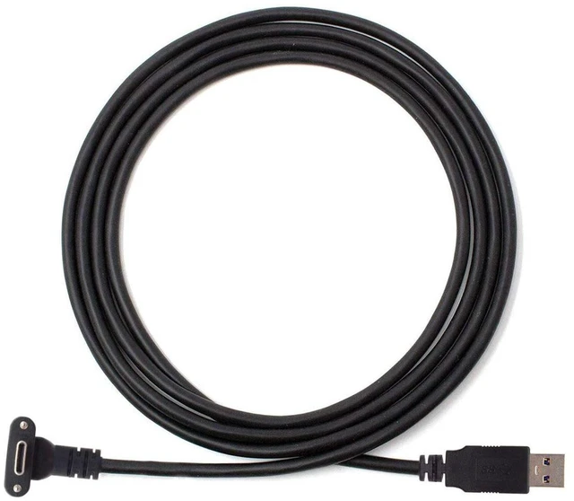 Alt view image 6 of 7 - AJMRTC VR Link Cable 500cm,USB3.1 Type-C Dual Screw Locking to Standard USB3.0 Data Cord,Compatible with Quest VR Headset,High Speed Stable Signal for VR Game Streaming & Data Transfer