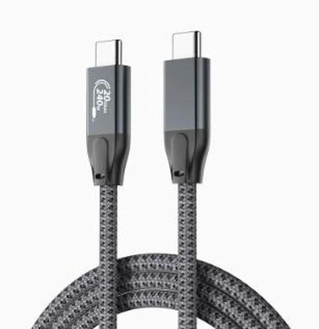 Main image of AJMRTC USB 3.2 Full-Function USB-C Cable 16.4FT(5M), 20Gbps High Speed Cord, 240W PD Fast Charging, Built-in E-Marker Chip, Supports 4K@60Hz Video for Laptop, External SSD & Monitor