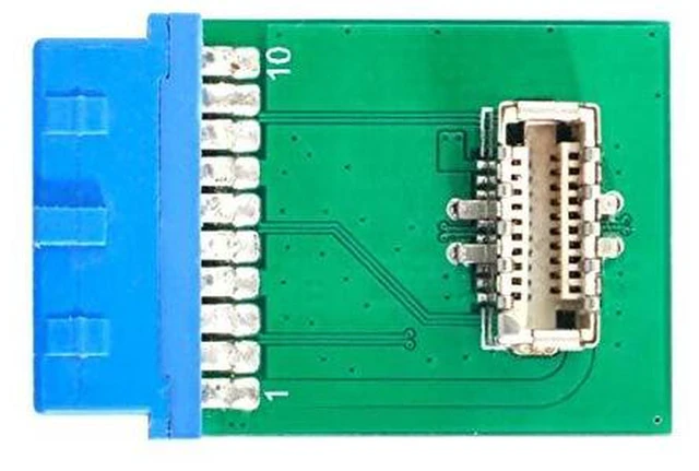 Alt view image 2 of 4 - AJMRTC USB3.1 Key-B Type-E Front Panel Socket to USB3.0 20Pin Header Male Adapter, Internal Motherboard USB Header Extension Converter, Desktop PC Chassis Front USB-C Port Connector for DIY PC Build