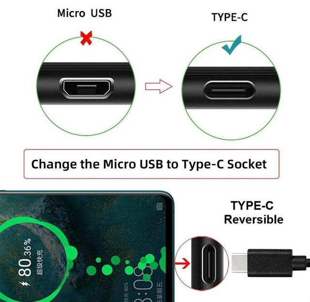 Alt view image 5 of 7 - AJMRTC 10Pcs/Lot DC 5V Type-C Female Socket Connector, DIY Solder Type C Female Port, Replacement for Micro USB 5Pin Female SMT Connector for Electronic Repair Project