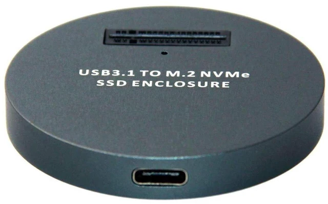 Main image of AJMRTC Black Vertical USB3.1 Type-C to M.2 NGFF NVMe M-Key SSD External PCBA Adapter Converter, USB-C to NVMe M.Key Reader Dock for 2280 M.2 SSD, Portable Storage Docking for Laptop, PC Data Backup