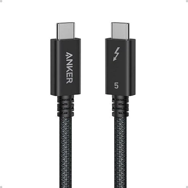 Main image of AJMRTC Prime Thunderbolt 5 USB-C to USB-C Cable, 3.3FT, 240W Charging, 80Gbps Data Transfer Up to 120Gbps Bandwidth, Supports 8K & 4K Display, Thunderbolt 5 Certified for iPhone 16, MacBook and More