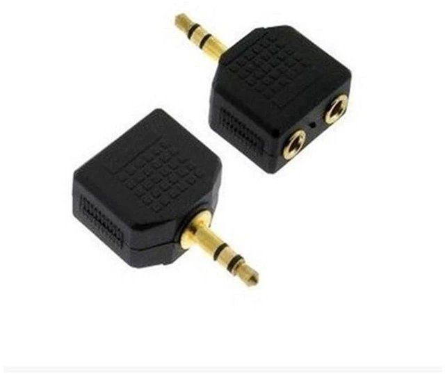Alt view image 4 of 4 - AJMRTC 3.5mm Headphone Y Splitter Cable, 1 Male to 2 Female 3.5mm Audio Jack Adapter, Stereo Audio Splitter for Headphones, Speakers, Phone, Laptop, PC, Tablet, MP3 Player, Media Sharing & Dual Audio