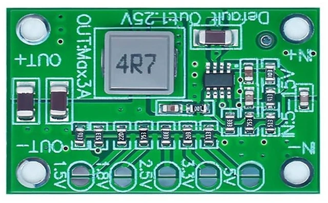 Alt view image 5 of 7 - AJMRTC 5Pcs MP1495 DC-DC Step Down Module, Adjustable Voltage Converter Board DC 5-16V Input to 1.25V-12V Output, Buck Power Supply Regulator Module for DIY Electronics, Arduino, Circuit Projects