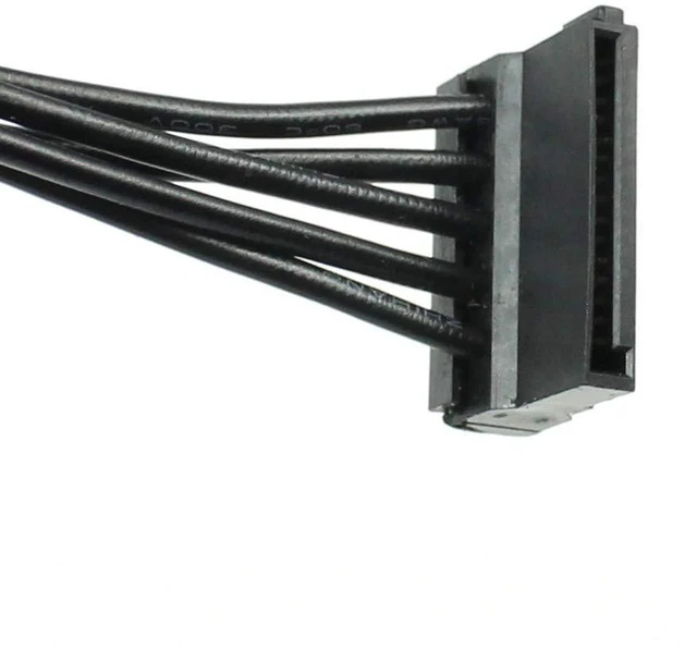 Alt view image 4 of 6 - AJMRTC 40CM 6Pin to SATA SSD Power Cable, Desktop PSU Expansion Wire for DELL Vostro 3070 3670 3967 3977 3980, 6 Pin to SATA Hard Drive Power Adapter Cord for Internal Storage Upgrade