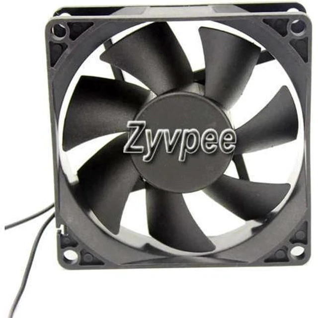 Alt view image 2 of 2 - AJMRTC EFS-08E24D 80x25mm DC 24V 0.25A 2 Wires Brushless Cooling Fan, 8cm DC Case Fan, Axial Fan for Chassis, Industrial Cabinet, Power Supply Heat Dissipation