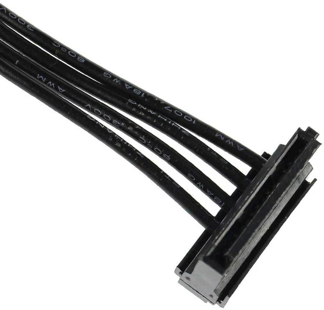 Alt view image 2 of 4 - AJMRTC Mini 4 Pin to SATA SSD Power Cable 45cm Type2, 4P to 1/2 SATA PSU Expansion Cord for Lenovo M410 M415 M425 B415 M610 M710 M4200R Motherboard, Desktop Internal Storage Upgrade Wire