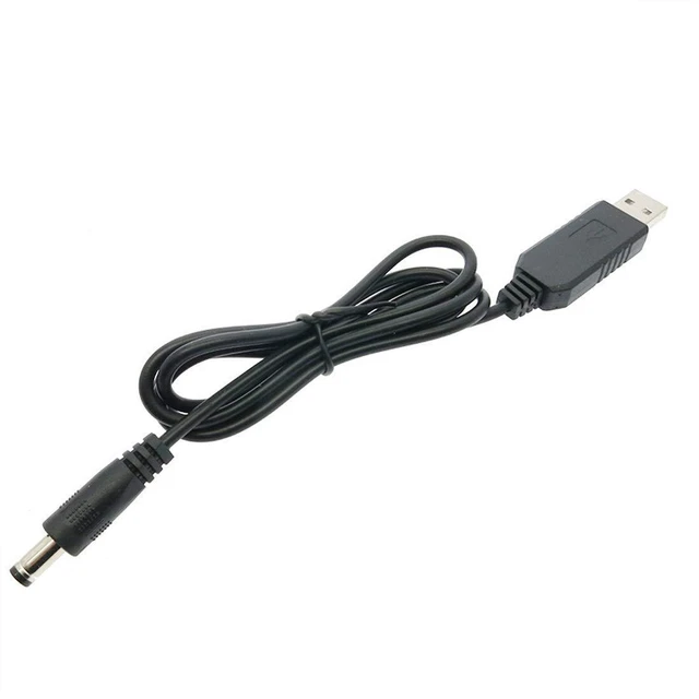 Alt view image 2 of 6 - AJMRTC 3Pcs USB to DC Step-Up Converter Cable, DC 5V to 12V Voltage Boost Cord Max 10W, USB A Male to DC 5.5x2.1mm Power Adapter Cable for Router, LED Light, Small Portable DC Equipment