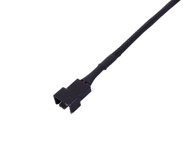 Alt view image 3 of 4 - AJMRTC JMT 3 Pack 4-Pin PWM Fan Splitter Cable, Braided Sleeved CPU Fan Y Splitter Power Extension Cord, 1 to 1 Converter Adapter for PC ATX Case 4Pin & 3Pin Computer Cooling Fans