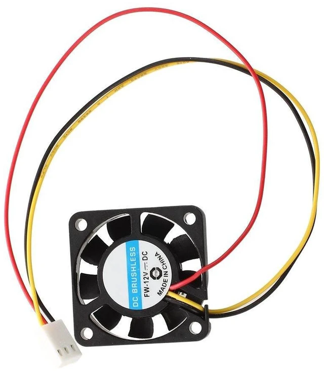 Alt view image 5 of 6 - AJMRTC 4 Pack 4010 DC Cooling Fan 40x40x10mm 12V 3Pin Mini Computer CPU Cooler Fan, Small 40mm x 10mm Case Cooling Fan for PC, 3D Printer, Electronics Cooling Replacement