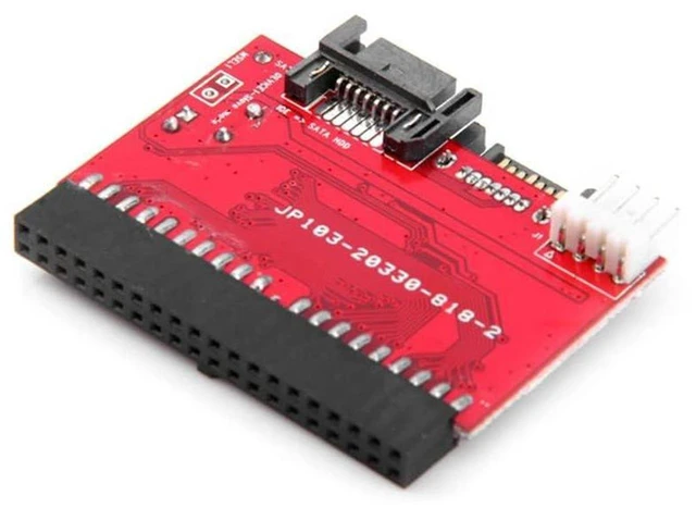 Alt view image 7 of 7 - AJMRTC 2 in 1 IDE to SATA Converter Adapter Cable, SATA to IDE Bidirectional Chip Connector, Supports IDE Hard Drive and SATA HDD SSD for Desktop PC Internal Storage Conversion
