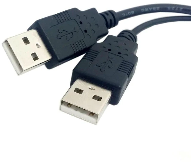 Alt view image 4 of 7 - AJMRTC USB 2.0 Y Splitter Cable, USB 2.0 Female to Dual Male Data & Charging Extension Cord with Auxiliary Power Supply Port, Extra Power for Portable Hard Drives and USB Peripherals