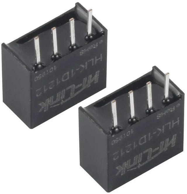 Alt view image 4 of 5 - AJMRTC HLK-1D1212 DC-DC Isolation Switching Power Supply Module, 12V to 12V 1W 84mA Isolated Power Converter, Mini SIP Single Output Power Module for Intelligent Household Switch PCB Circuit Projects