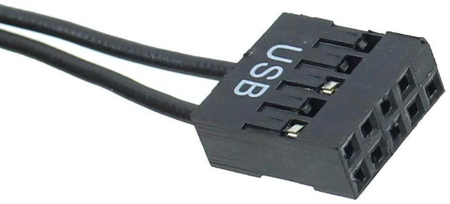 Alt view image 5 of 6 - AJMRTC 9 Pin USB to SATA SSD Power Supply Adapter Cable, 9Pin USB Connector to 2.5 Inch SATA SSD Power Cord for ITX Motherboard, Mainboard Notebook Internal 2.5" SATA Solid State Drive Power Connectio