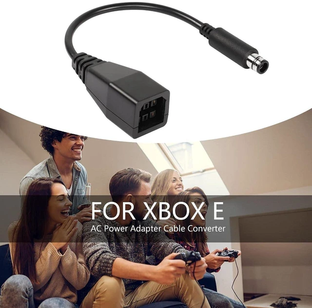 Alt view image 2 of 6 - AJMRTC 0.5FT Power Conversion Cable Adapter for Xbox 360 to Xbox 360 E, Power Supply Transfer Cord Connect Original Xbox360 Power Brick to Xbox360 E Console, Replacement Power Adapter Cable