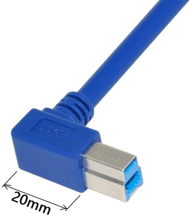 Alt view image 5 of 7 - AJMRTC Printer Cable, USB 3.0 Type A Male to USB 3.0 Type B Male Extension Cable 1.0M, High Speed USB3.0 Type A to Type B Cord for Printer, Scanner, External Hard Drive, Docking Station, Audio Interfa