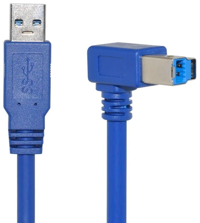 Alt view image 7 of 7 - AJMRTC Printer Cable, USB 3.0 Type A Male to USB 3.0 Type B Male Extension Cable 1.0M, High Speed USB3.0 Type A to Type B Cord for Printer, Scanner, External Hard Drive, Docking Station, Audio Interfa