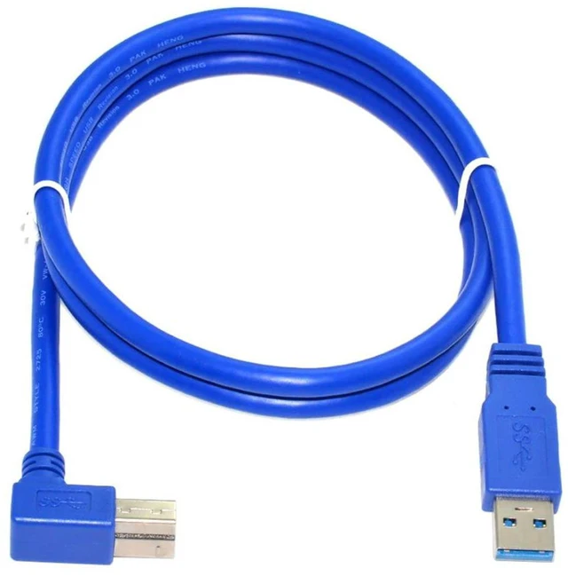 Alt view image 2 of 7 - AJMRTC Printer Cable, USB 3.0 Type A Male to USB 3.0 Type B Male Extension Cable 1.0M, High Speed USB3.0 Type A to Type B Cord for Printer, Scanner, External Hard Drive, Docking Station, Audio Interfa