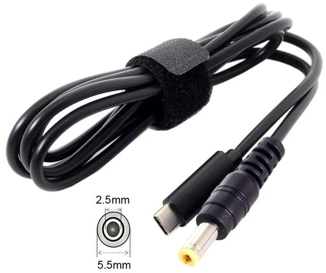 Alt view image 3 of 6 - AJMRTC USB C to DC 5.5x2.5MM PD 65W Fast Charging Power Cable, Type-C PD Trigger Cord, 1.8M/5.91FT DC Power Supply Cable for Laptops, Routers, Monitors and Devices with 5.5*2.5mm DC Jack