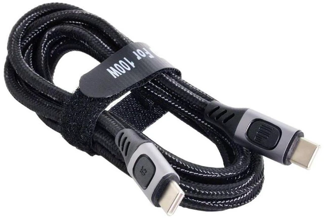 Alt view image 5 of 7 - AJMRTC USB C to USB C Cable 2.0M, USB 2.0 Type C Male to Male Cord with E-Marker Chip, PD 100W Fast Charging & Data Transfer Cable for Laptop, Smartphone, Tablet and All USB-C Enabled Devices