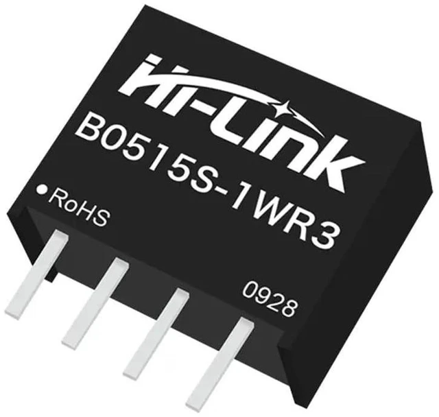 Alt view image 3 of 5 - AJMRTC B0515S-1WR3 DC-DC Isolation Power Module, 1W 42mA, 1500VDC Isolation, Sustainable Short-Circuit Protection, 2Pcs, 5V Input to 15V Output Isolated Power Converter for Industrial Circuit Board