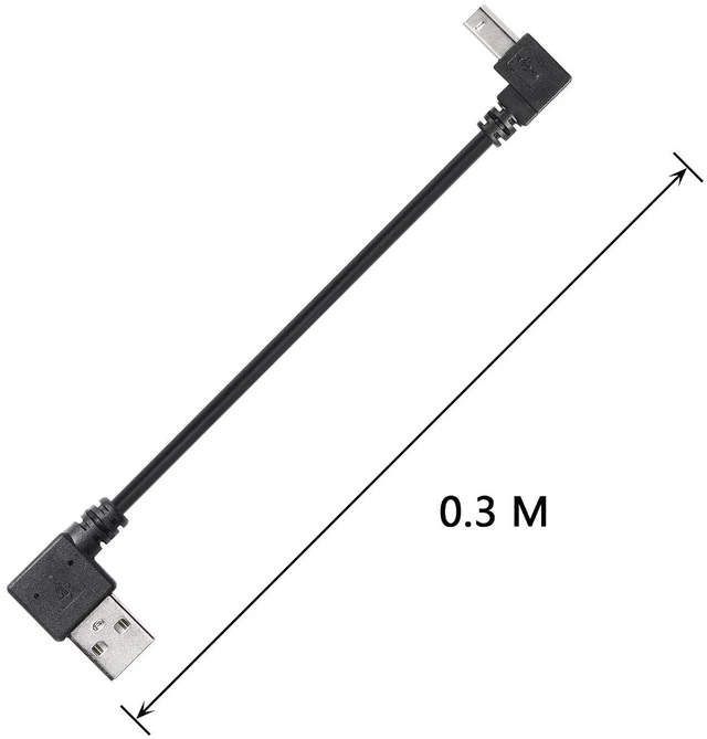 Alt view image 4 of 6 - AJMRTC 90 Degree USB 2.0 A to B Cable, 1FT Left Angle USB Type A Male to Up & Down Angled USB B Male Cord, High Speed USB 2.0 Printer Scanner Cable for Desktop, Laptop, Printer, MIDI Controller