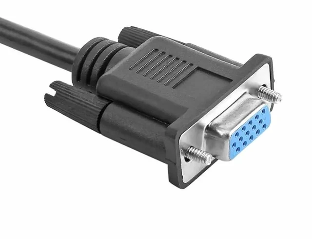 Alt view image 3 of 4 - AJMRTC VGA Y Splitter Cable, VGA Male to Dual VGA Female Adapter Cord, 1 to 2 VGA Splitter for Connecting Two VGA Monitors to One VGA Output Port, Supports VGA Signal Duplication for PC, Projector