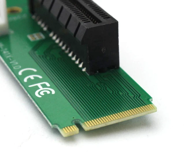 Alt view image 4 of 7 - AJMRTC LM-141X-V1.0 M.2 Key-M NGFF to PCI-E 4X Adapter Card, M2 to PCIe X4 Converter, M.2 NVMe SSD PCIe Adapter Card for Desktop PC, Expand M.2 SSD Storage on Motherboard PCIe Slot