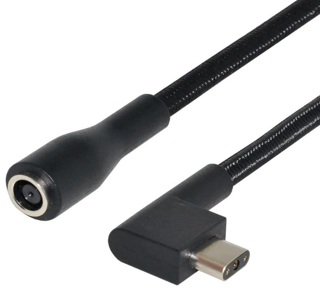 Main image of AJMRTC 7.4x5.0mm DC Jack Input to 3Pin Power Plug Cable, Compatible with Laptop Blade Pro 17 & Blade 15, Supports 230W /160W High Power Charging Adapter Power Conversion Cord