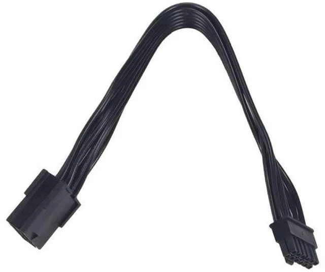 Main image of AJMRTC Dual PCIe 6/8 Pin Female to Mini 12 Pin Male GPU Power Adapter Cable, Compatible with NVIDIA GeForce RTX 3080 RTX 3090 RTX 30 Series Graphics Card Power Conversion Cord