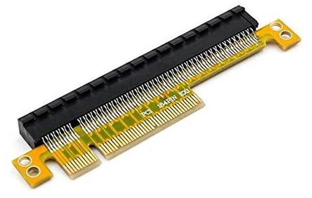 Main image of AJMRTC PCI Express 8X to 16X Riser Card Adapter, PCI-E 8X Male to 16X Female Extender Converter, PCIe Slot Extension Adapter for Desktop PC GPU, Graphics Card and Motherboard Installation