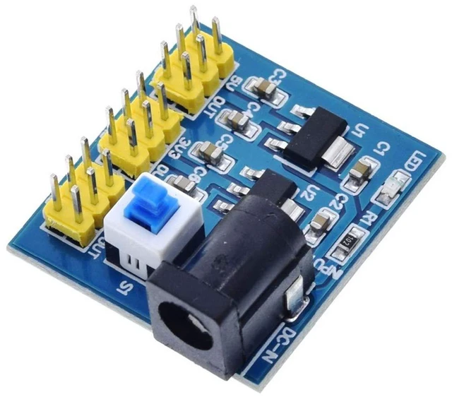 Alt view image 2 of 4 - AJMRTC 5Pcs DC-DC Step Down Power Module 12V to 3.3V & 5V, Multi Output Voltage Converter Board, Dual 3.3V 5V Power Supply Regulator for DIY Electronic Circuit Projects