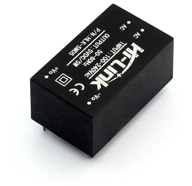 Alt view image 2 of 4 - AJMRTC HLK-5M05 AC-DC Isolated Switching Power Supply Module, 220V AC to 5V DC 5W Step-Down Voltage Converter, HLK5M05 Isolated Power Module