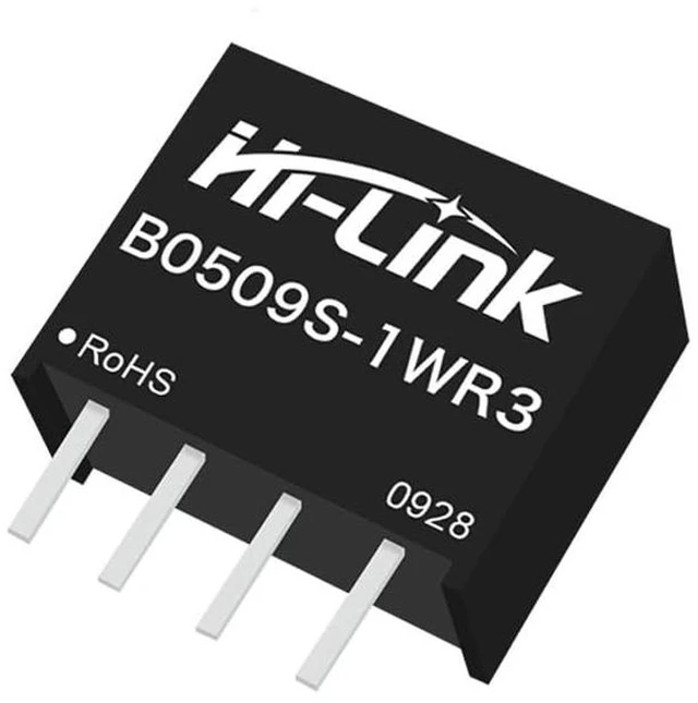 Alt view image 2 of 5 - AJMRTC B0505S-1WR3 DC-DC Isolated Power Module, 1W 42mA 1500VDC Isolation, Sustainable Short-Circuit Protection, 2Pcs DC-DC Converter for Industrial Control, PCB Circuits, Electronic Instrument Power