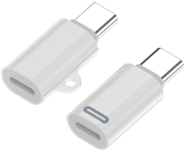 Main image of AJMRTC 2 Pack USB C to 8P Converter, USB-C PD 27W Charging & 480Mbps Data Adapter, USB Type-C to 8Pin Connector for Phones, Android Tablets, 8Pin Interface Devices