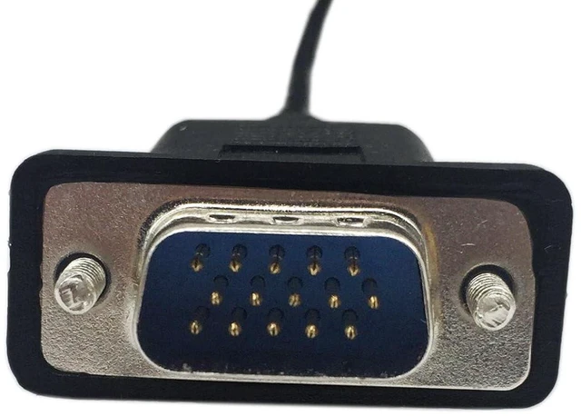 Alt view image 6 of 7 - AJMRTC 1FT VGA SVGA 15 Pin HD15 Male to Male Video Monitor Cable, HD15 Pin VGA Cord for PC, Laptop, Projector, CRT Monitor, Display Screen Analog Video Connection