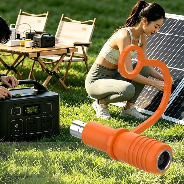 Alt view image 6 of 6 - AJMRTC DC7909 to DC8020 Adapter, 8mm DC7909 Female to DC8020 Male DC Power Connector Adapter, DC 7909 Female to 8020 Male Converter Plug for Solar Generator, Portable Power Station, Battery Pack DC Po