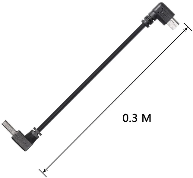 Alt view image 5 of 7 - AJMRTC 90 Degree Mini USB Short Cable, 1ft Up Angle USB 2.0 Type A Male to Left Angle Mini B Male Cord, Right-Angle Mini USB Cable for Dash Cam, GPS, Digital Camera, MP3 Player, Old Portable Devices
